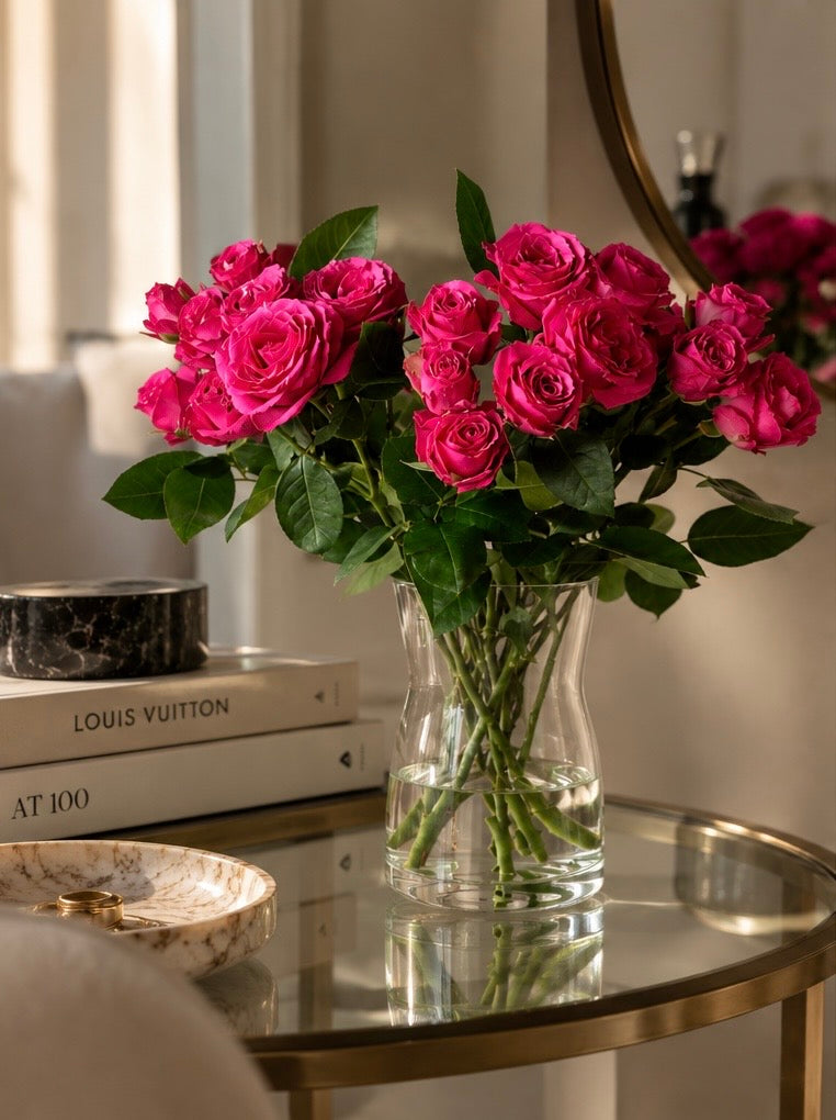 Mini Rosas Fucsia